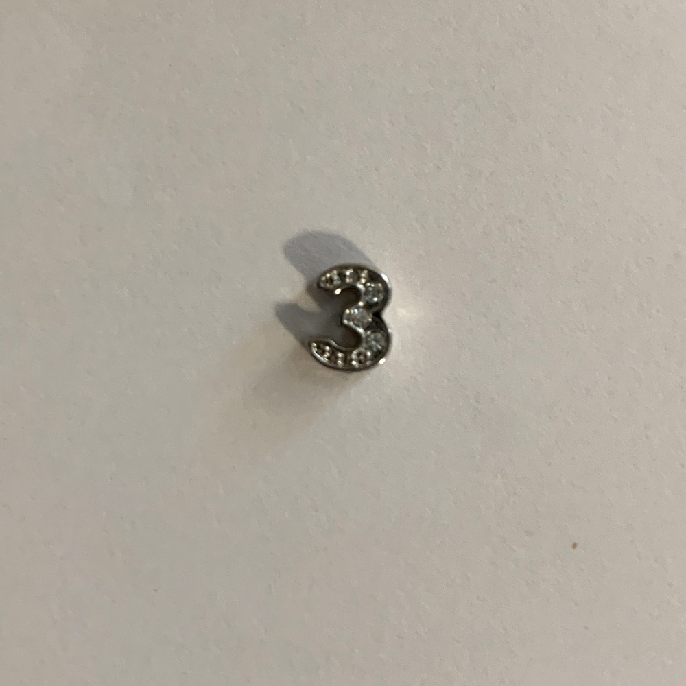 ORIGAMI OWL “3” Charm